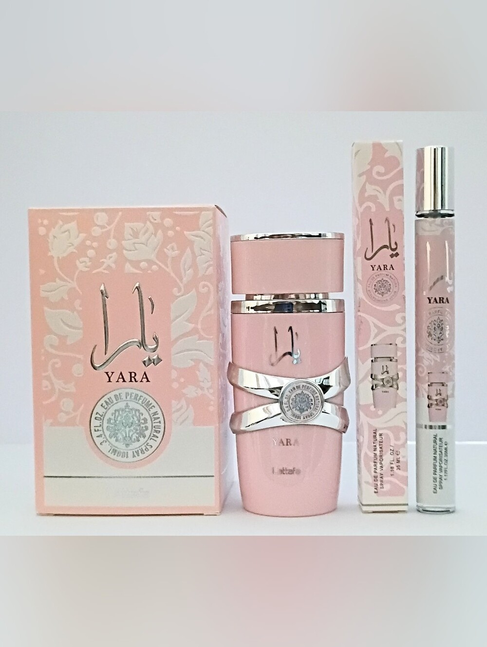 Lattafa Yara Set 100mL + Travel Size New